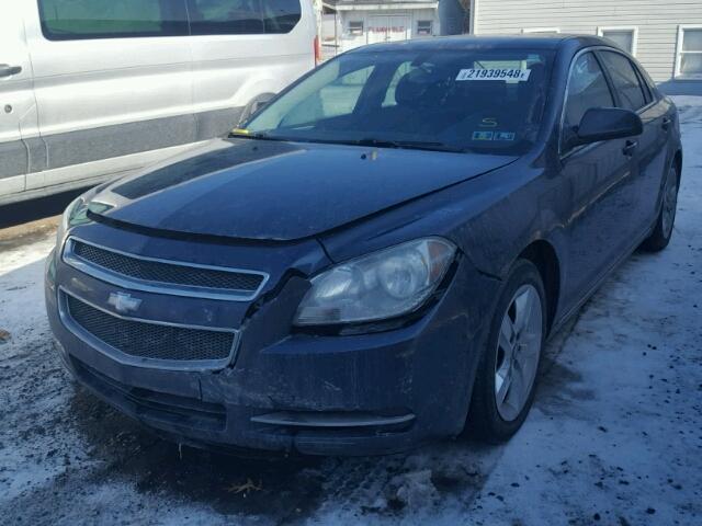 1G1ZC5EB9AF218791 - 2010 CHEVROLET MALIBU 1LT BLUE photo 2