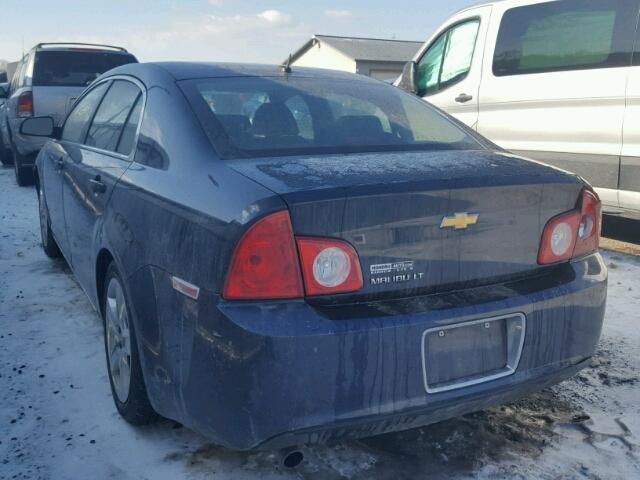 1G1ZC5EB9AF218791 - 2010 CHEVROLET MALIBU 1LT BLUE photo 3