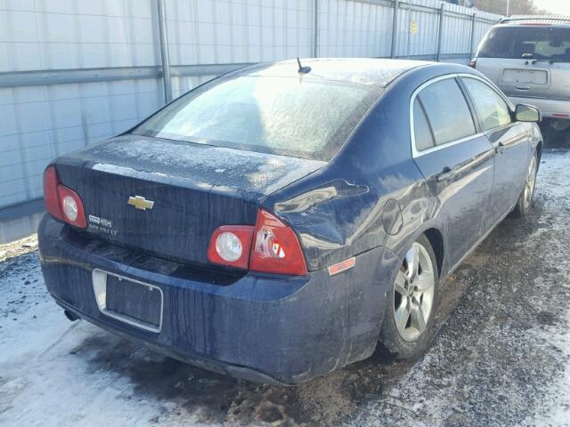 1G1ZC5EB9AF218791 - 2010 CHEVROLET MALIBU 1LT BLUE photo 4