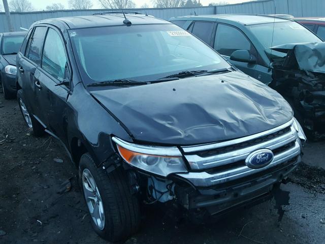 2FMDK3JC4EBA53324 - 2014 FORD EDGE SEL BLACK photo 1