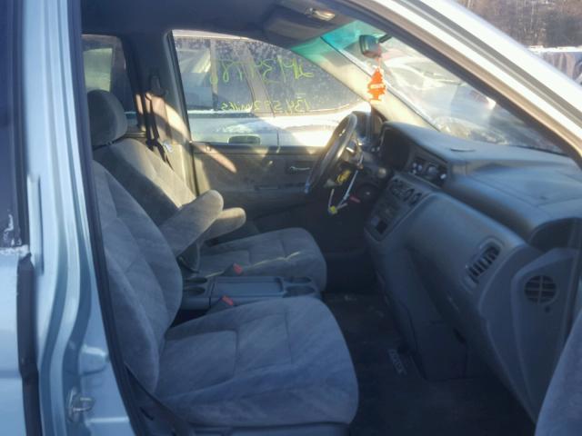 5FNRL18684B136218 - 2004 HONDA ODYSSEY EX BLUE photo 5