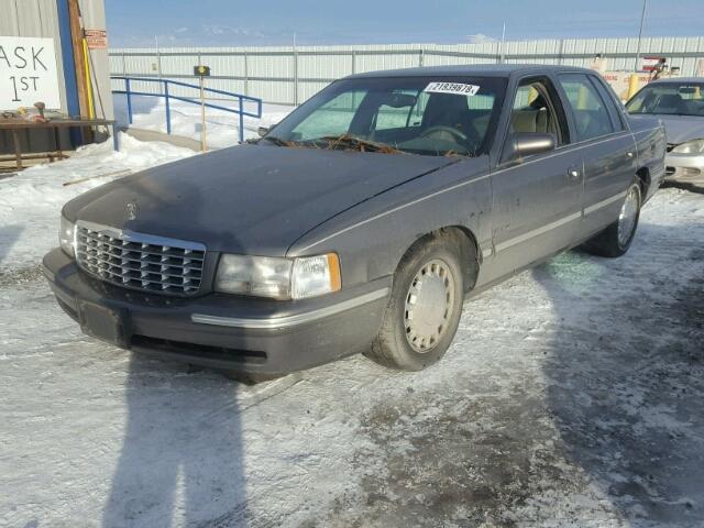 1G6KD54Y0XU755973 - 1999 CADILLAC DEVILLE GRAY photo 2