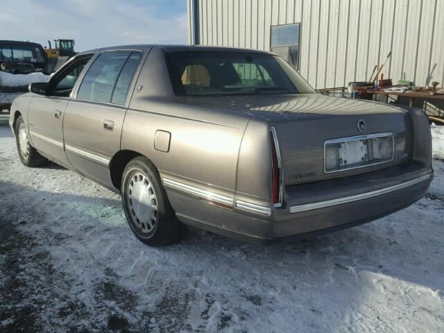 1G6KD54Y0XU755973 - 1999 CADILLAC DEVILLE GRAY photo 3