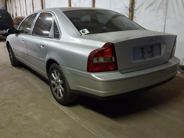 YV1TS91DX21264380 - 2002 VOLVO S80 T6 TUR SILVER photo 3