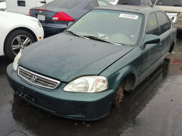 2HGEJ8647XH541646 - 1999 HONDA CIVIC EX 绿色 照片 2