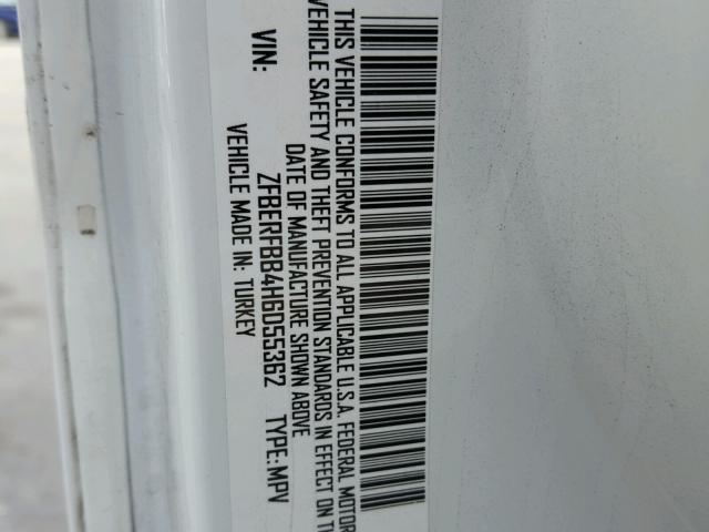 ZFBERFBB4H6D55362 - 2017 RAM PROMASTER 白色 照片 10