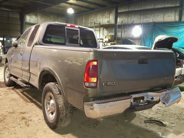 2FTRX18W52CA39373 - 2002 FORD F150 GREEN photo 3