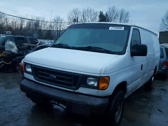 1FTNE24W36HB45061 - 2006 FORD ECONOLINE WHITE photo 2