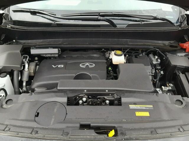 5N1DL0MN3HC550233 - 2017 INFINITI QX60 BLACK photo 7