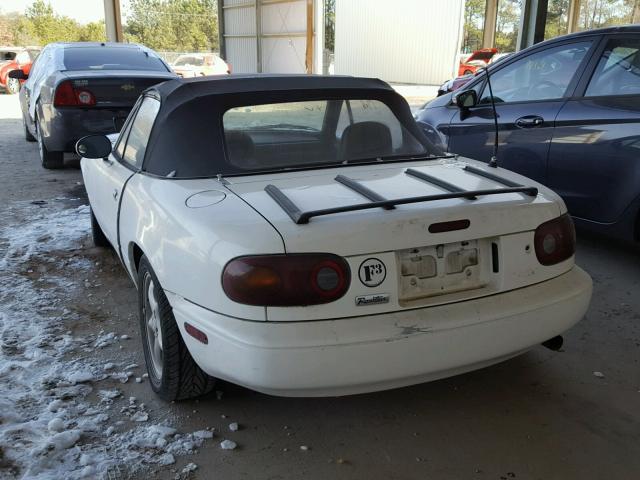 JM1NA351XL0153852 - 1990 MAZDA MX-5 MIATA WHITE photo 3