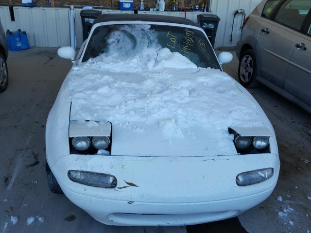 JM1NA351XL0153852 - 1990 MAZDA MX-5 MIATA WHITE photo 9