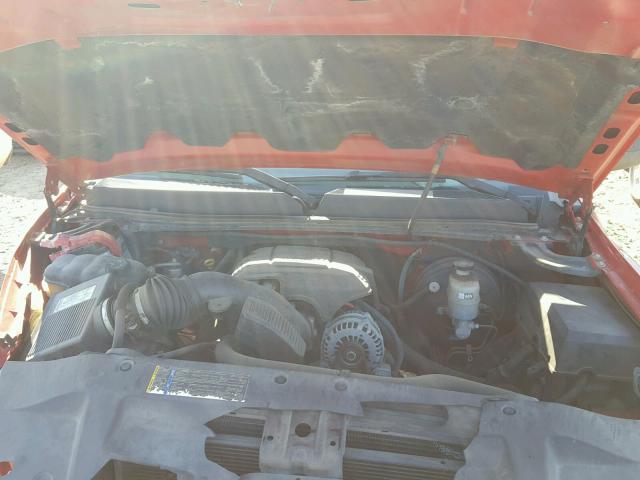 1GTEC19J68Z296339 - 2008 GMC SIERRA C15 RED photo 7