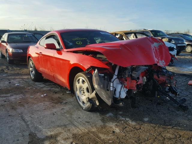 1FA6P8AM9G5242245 - 2016 FORD MUSTANG RED photo 1