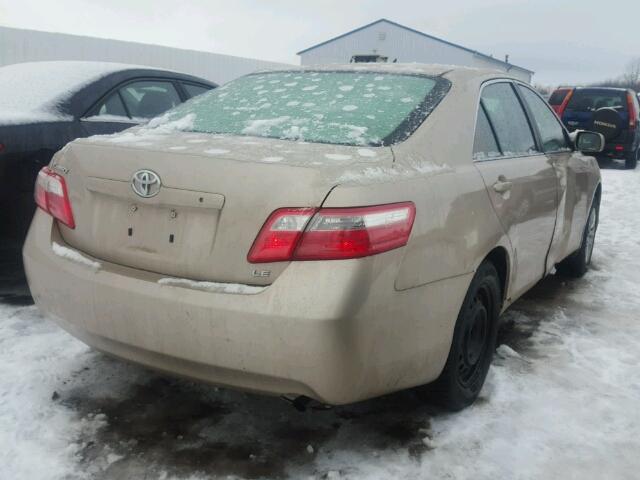 4T4BE46K49R077505 - 2009 TOYOTA CAMRY BASE TAN photo 4