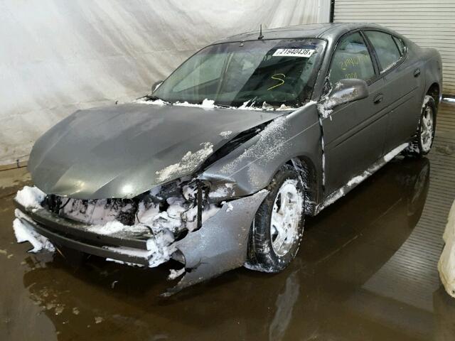 2G2WS542X41363689 - 2004 PONTIAC GRAND PRIX GRAY photo 2