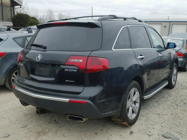 2HNYD2H42AH505149 - 2010 ACURA MDX TECHNO BLACK photo 4