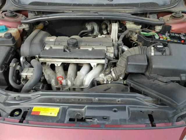 YV1RS612552447305 - 2005 VOLVO S60 RED photo 7