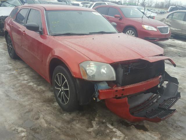 2D4FV48T65H116729 - 2005 DODGE MAGNUM SE RED photo 1