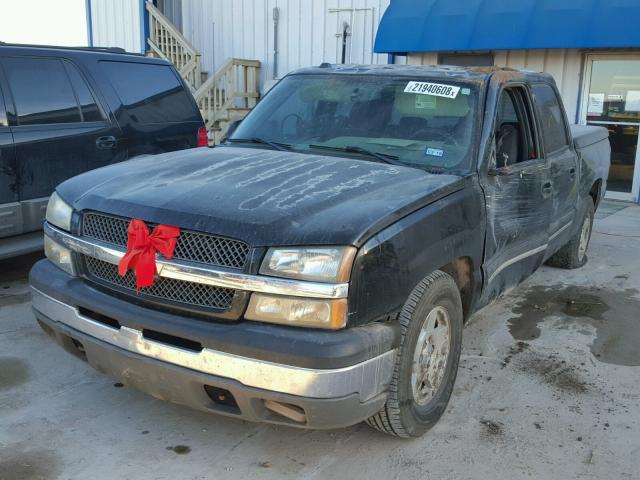 2GCEC13T951108721 - 2005 CHEVROLET SILVERADO BLACK photo 2