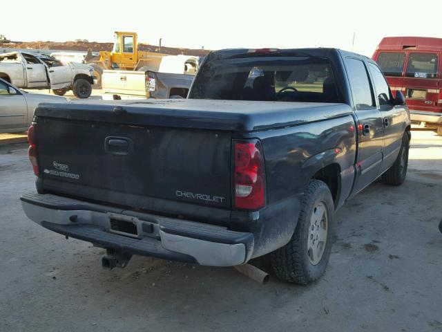 2GCEC13T951108721 - 2005 CHEVROLET SILVERADO BLACK photo 4