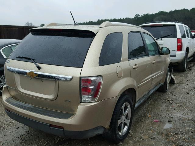 2CNDL73F976082311 - 2007 CHEVROLET EQUINOX LT GOLD photo 4