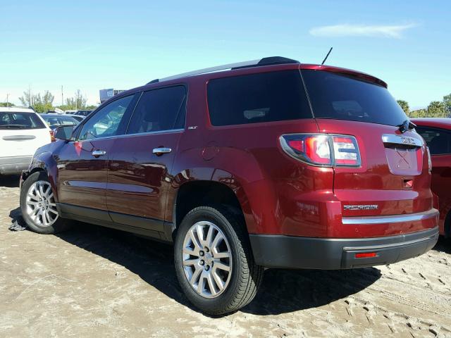 1GKKRRKD4FJ358096 - 2015 GMC ACADIA SLT წითელი ფოტო 3