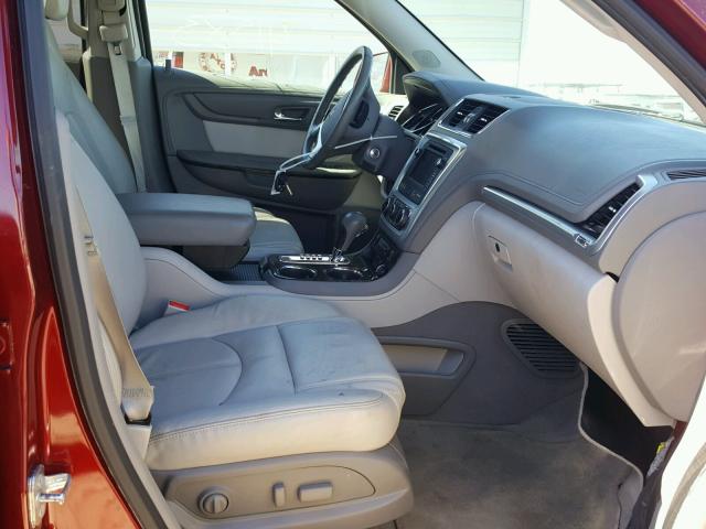 1GKKRRKD4FJ358096 - 2015 GMC ACADIA SLT წითელი ფოტო 5