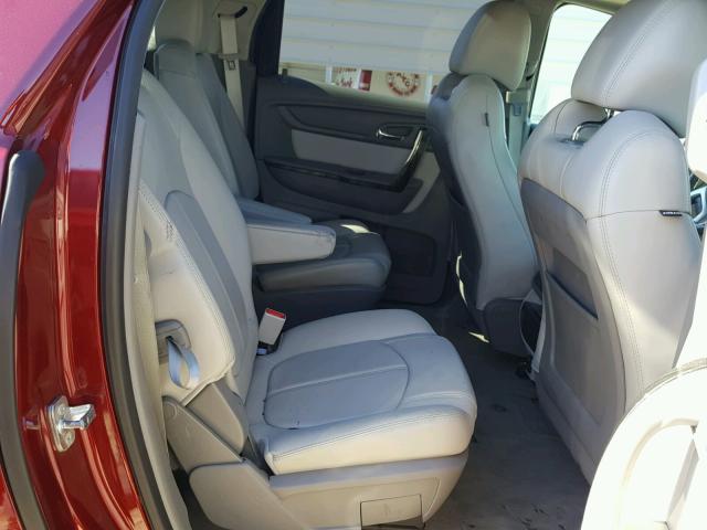 1GKKRRKD4FJ358096 - 2015 GMC ACADIA SLT წითელი ფოტო 6