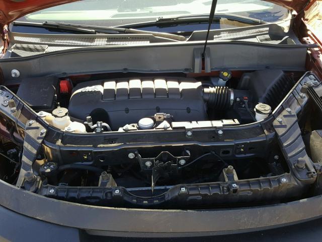 1GKKRRKD4FJ358096 - 2015 GMC ACADIA SLT წითელი ფოტო 7