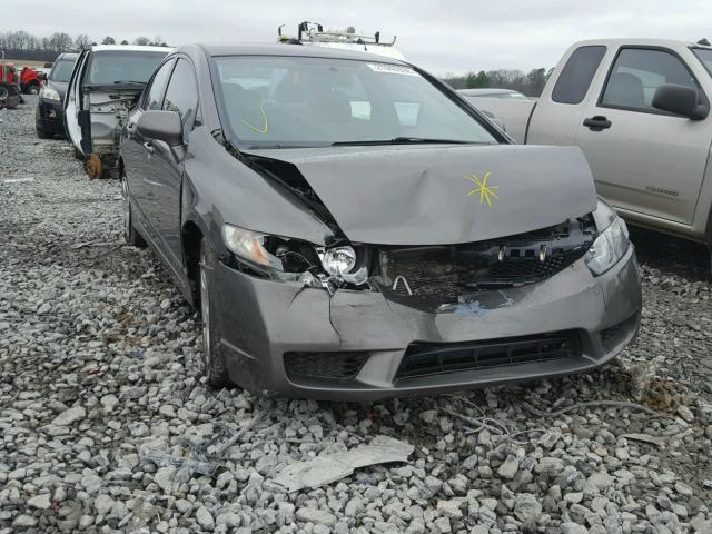 19XFA1F50AE002520 - 2010 HONDA CIVIC LX BROWN photo 1