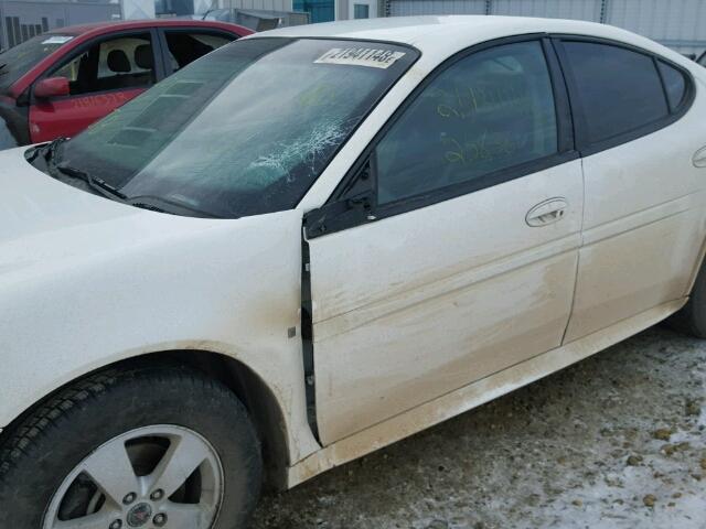 2G2WP552861236779 - 2006 PONTIAC GRAND PRIX WHITE photo 9