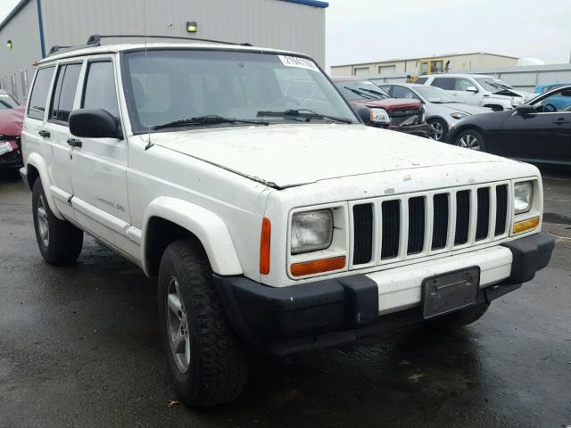 1J4FF58S2YL115750 - 2000 JEEP CHEROKEE C WHITE photo 1