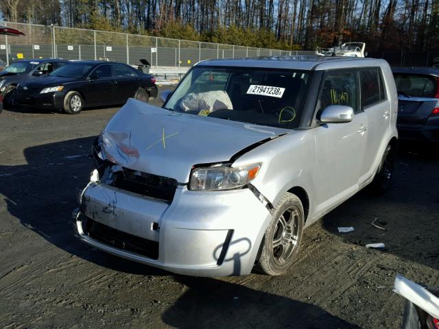 JTLKE50E191075854 - 2009 TOYOTA SCION XB SILVER photo 2