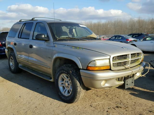 1B4HS28N31F593535 - 2001 DODGE DURANGO SILVER photo 1