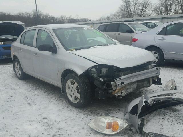 1G1AK55FX77275619 - 2007 CHEVROLET COBALT LS SILVER photo 1