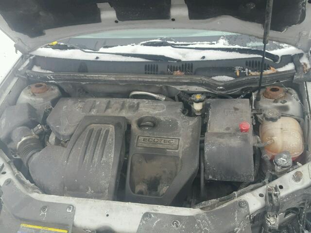 1G1AK55FX77275619 - 2007 CHEVROLET COBALT LS SILVER photo 7