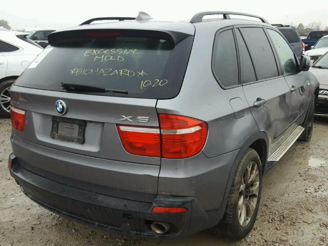 5UXFE43529L267581 - 2009 BMW X5 XDRIVE3 SILVER photo 4