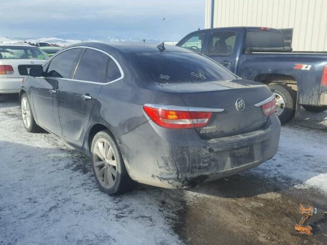 1G4PS5SK7D4172881 - 2013 BUICK VERANO CHARCOAL photo 3