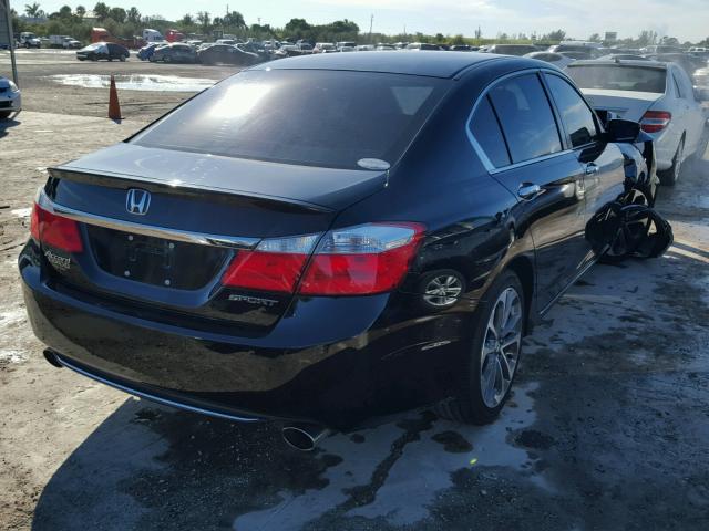 1HGCR2F59FA138383 - 2015 HONDA ACCORD SPO BLACK photo 4