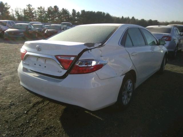 4T1BF1FK4FU972252 - 2015 TOYOTA CAMRY LE WHITE photo 4