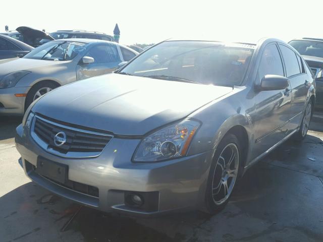 1N4BA41E87C834586 - 2007 NISSAN MAXIMA SE GRAY photo 2