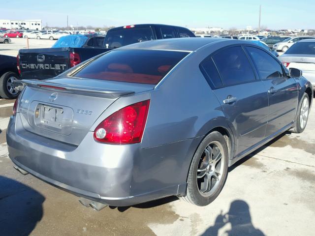 1N4BA41E87C834586 - 2007 NISSAN MAXIMA SE GRAY photo 4