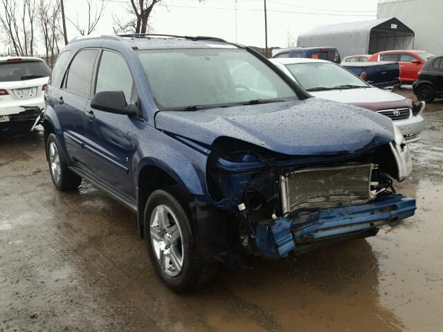 2CNDL23F686286407 - 2008 CHEVROLET EQUINOX LS BLUE photo 1