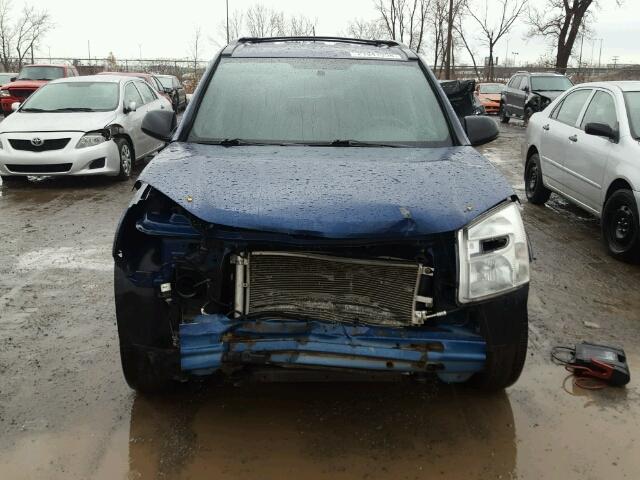 2CNDL23F686286407 - 2008 CHEVROLET EQUINOX LS BLUE photo 9