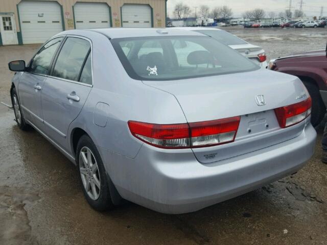 1HGCM66564A095964 - 2004 HONDA ACCORD EX SILVER photo 3