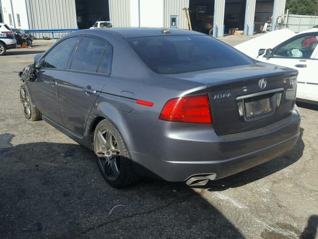 19UUA66296A069011 - 2006 ACURA 3.2TL GRAY photo 3