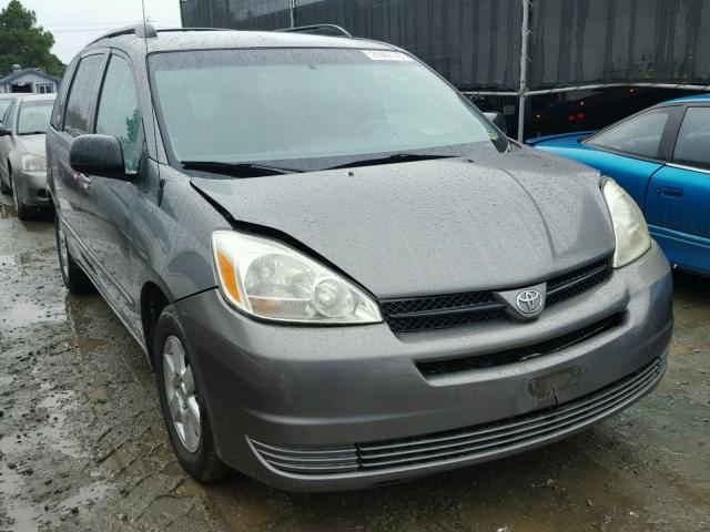 5TDZA23C84S204070 - 2004 TOYOTA SIENNA CE CHARCOAL photo 1