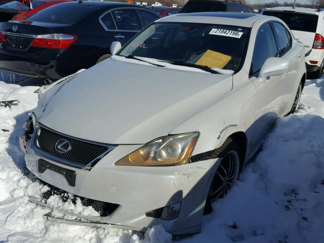 JTHCK262675010538 - 2007 LEXUS IS 250 SILVER photo 2