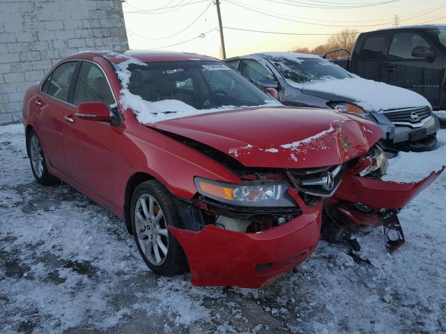 JH4CL969X6C010653 - 2006 ACURA TSX RED photo 1