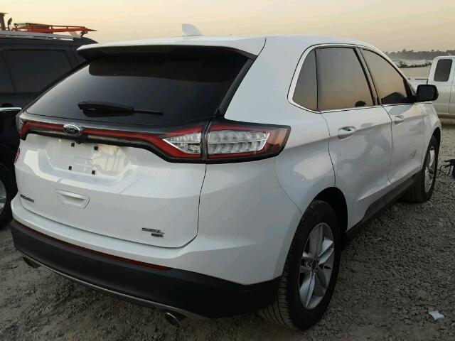2FMTK4J82FBB06536 - 2015 FORD EDGE SEL Білий фото 4
